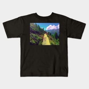 Hiking in Switzerland Kids T-Shirt